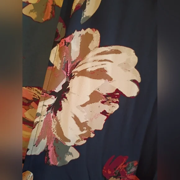 Floral Maurices Size XL Kimono Cardigan - Picture 5 of 9